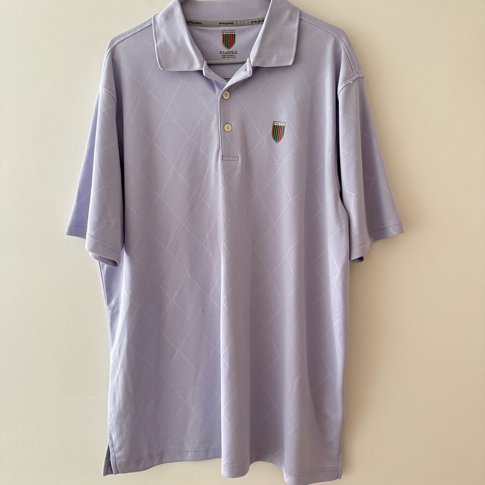 Faldo Purple diamond Polo Shirt